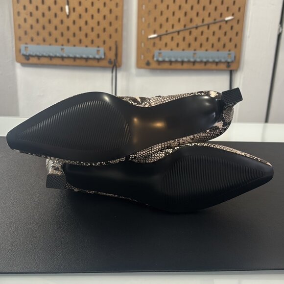 Steve Madden Women Kapital Snakeskin Print Kitten Heel Boots,Sz 8 (M),Disclaimer - Picture 10 of 15